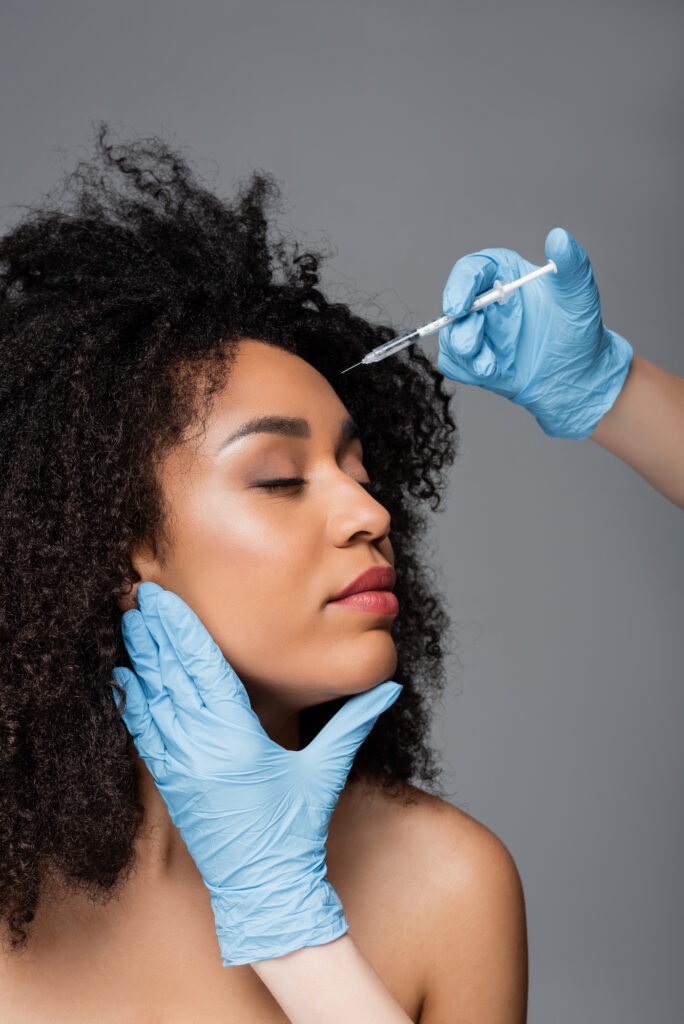 Botox, Xeomin, and neurotoxins treatment at Face Secrets Florida Mobile Aesthetic Clinic with Dr. Daudri-Ann Powell, DDS